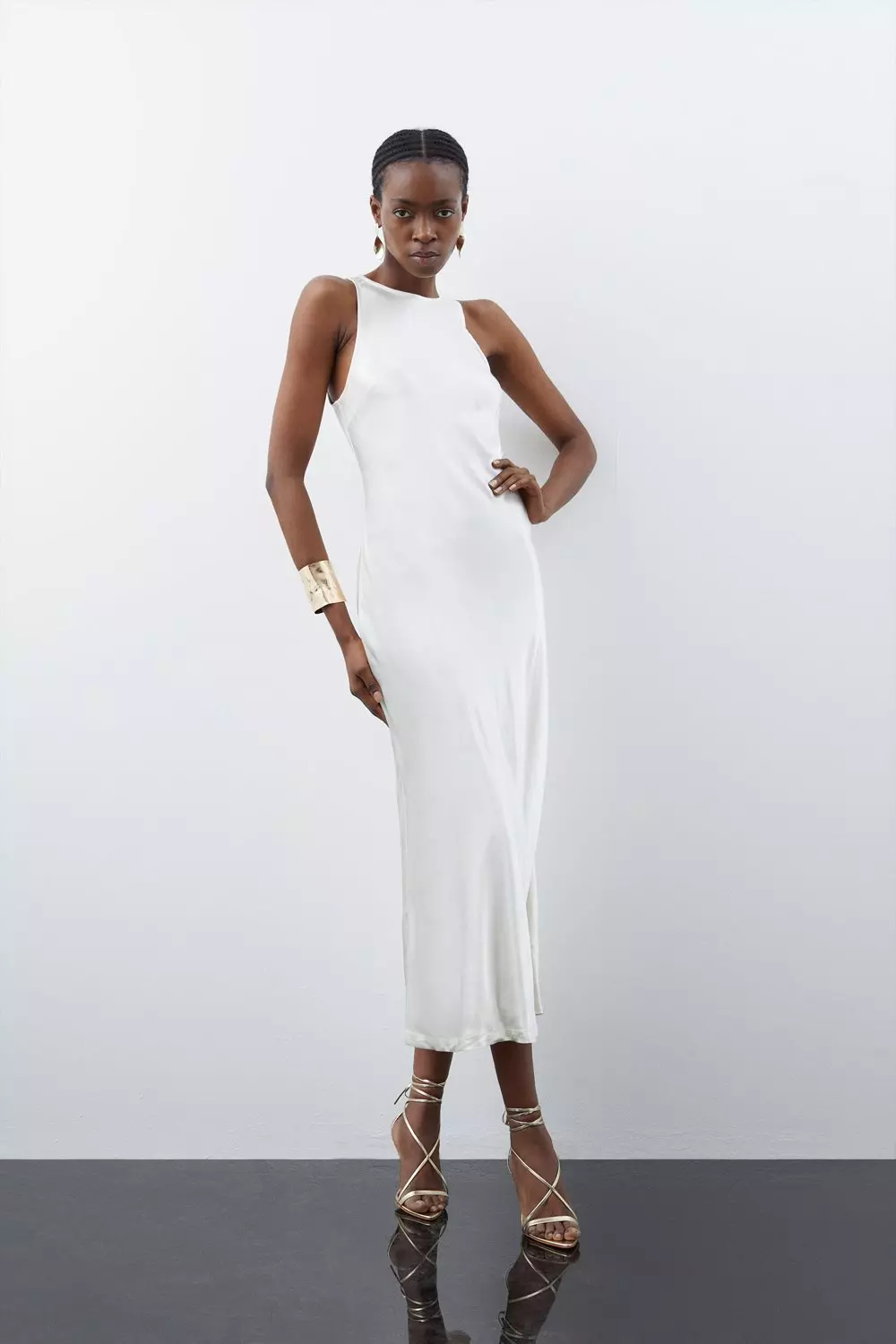 Karen millen dress white sale