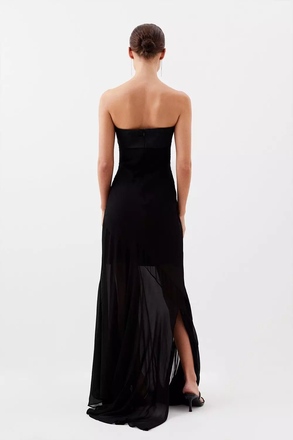 Premium Georgette Bandeau Maxi Dress