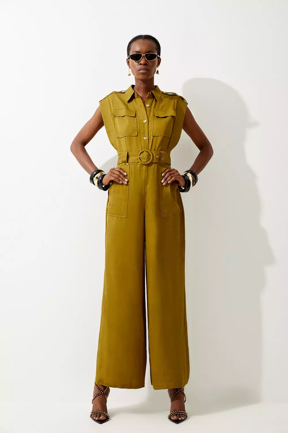 Mustard yellow hot sale jumpsuit