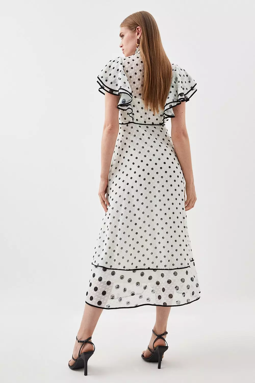 Karen millen outlet polka dot dress