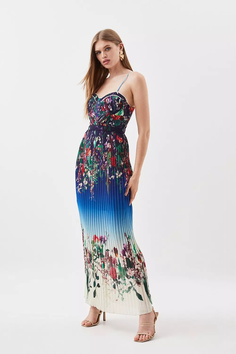 Floral pleated dress outlet karen millen