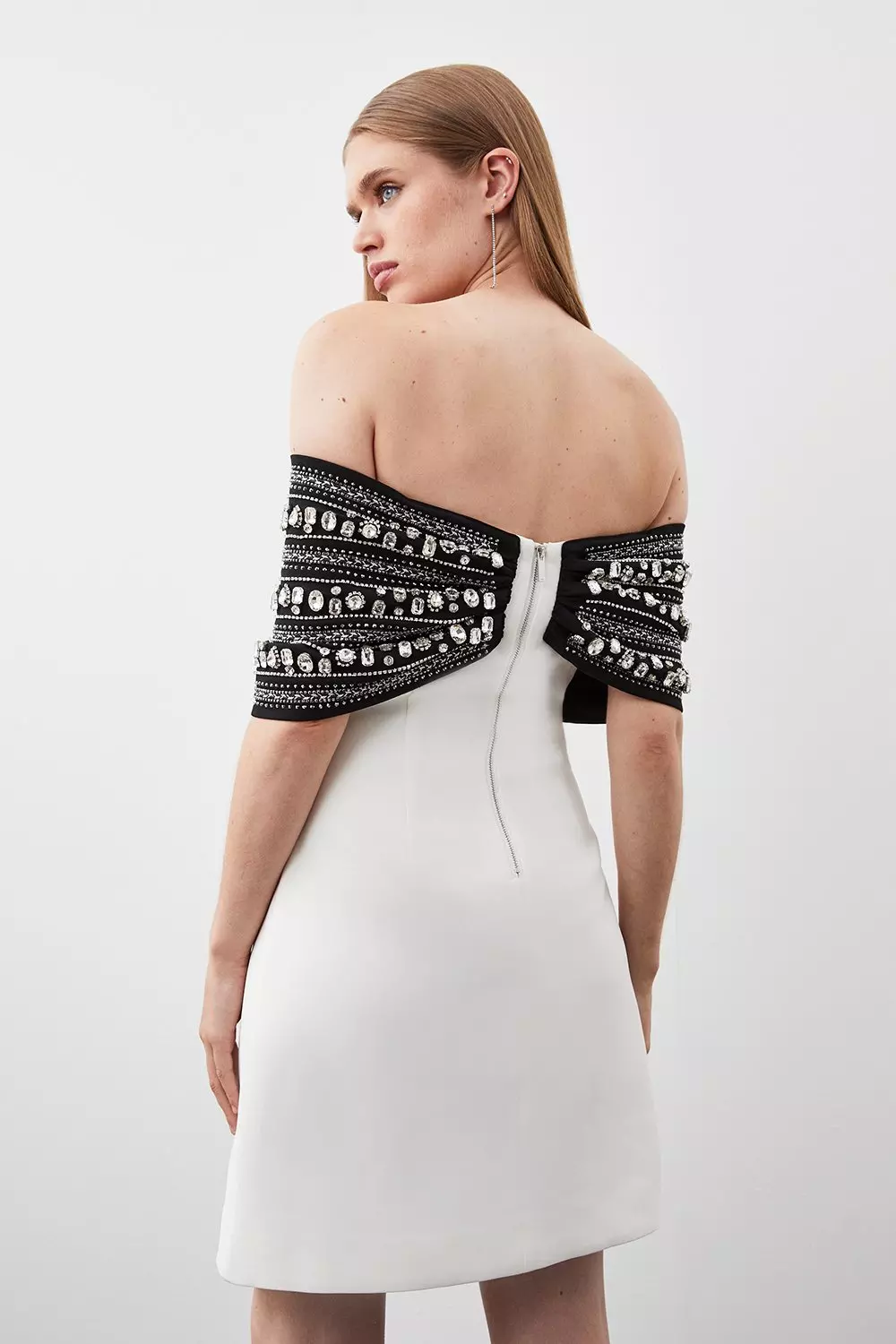 Karen millen escaping bow dress sale