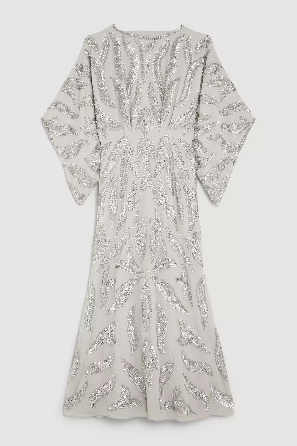 Kimono Sleeve Embellished Midaxi Dress Karen Millen