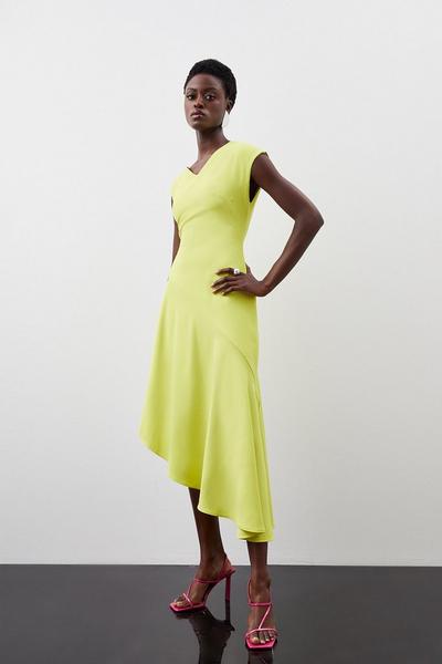 lime green cocktail dress