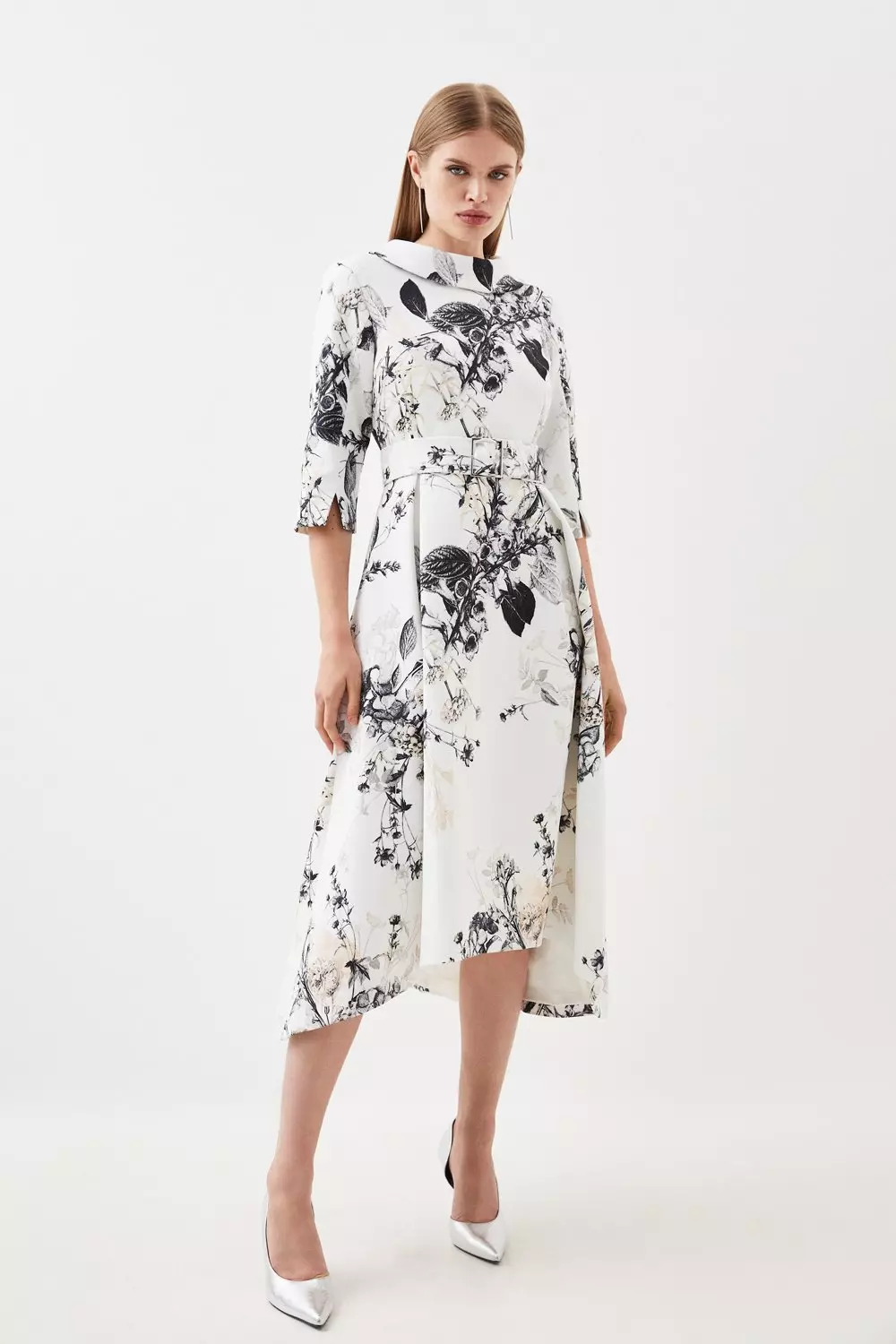 Karen millen best sale print dress