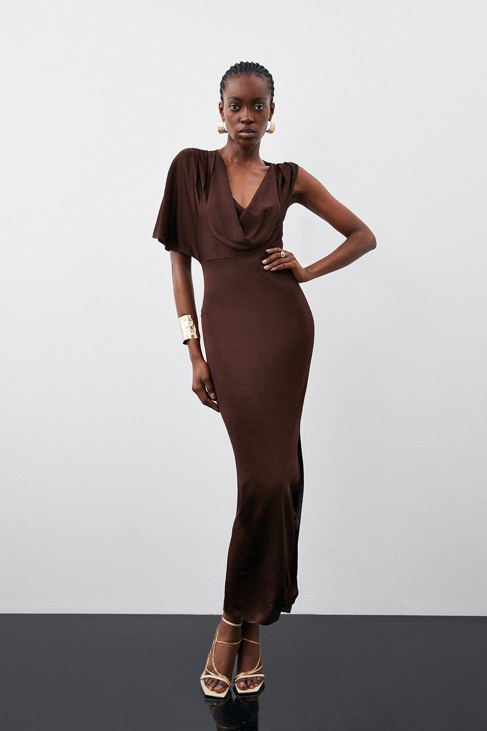 Brown Wedding Guest Dresses Karen Millen