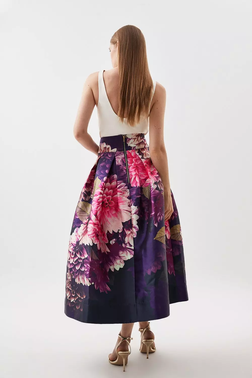 Exploding Floral Prom | Karen Skirt Maxi Millen