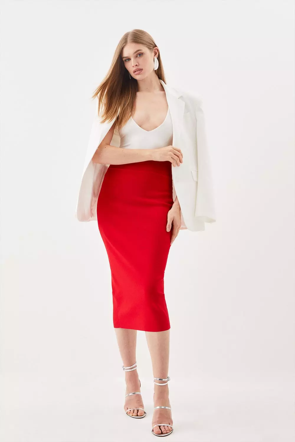 Body Contouring Knit Skirt