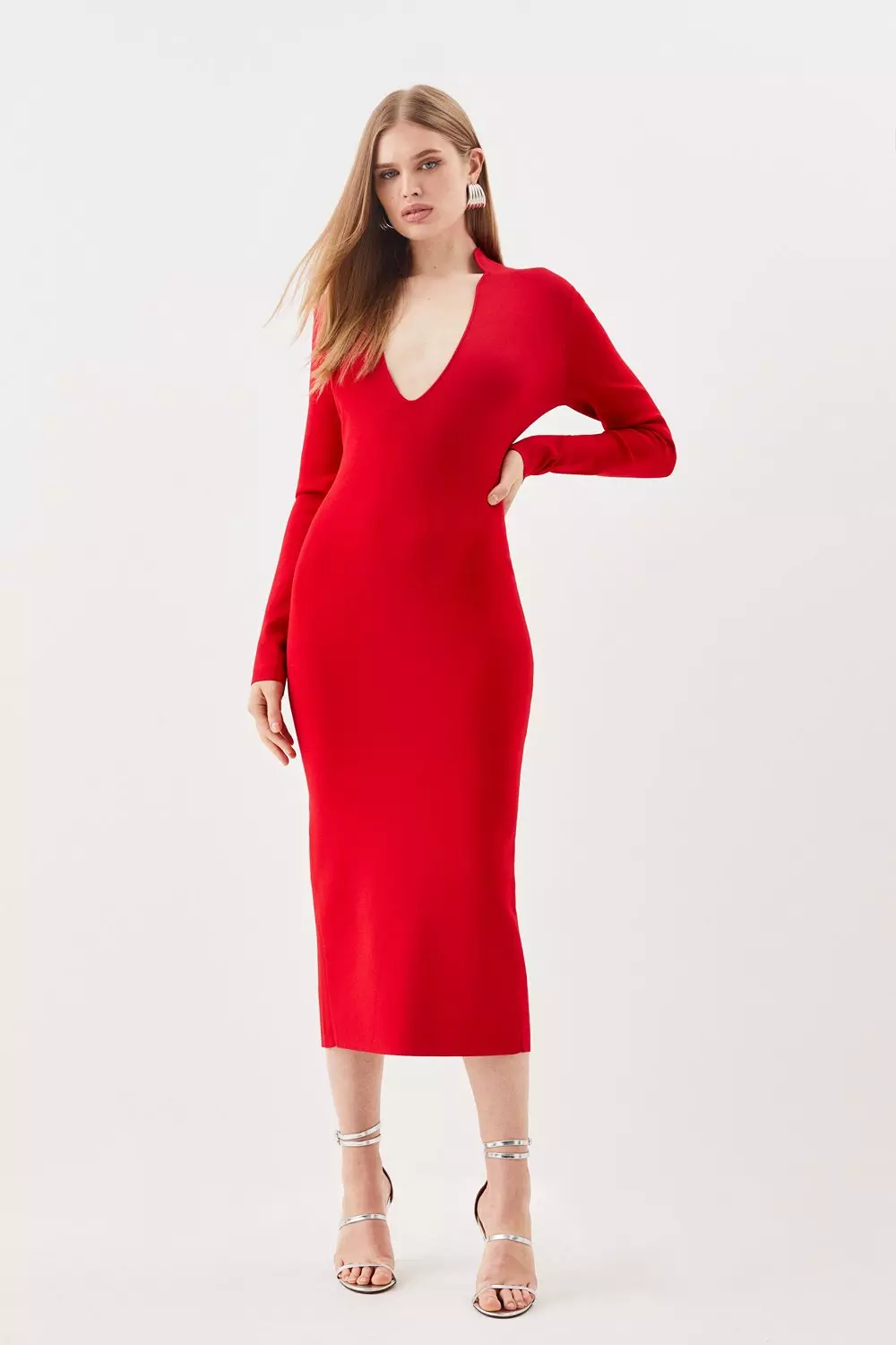 Karen millen knit bodycon clearance dress