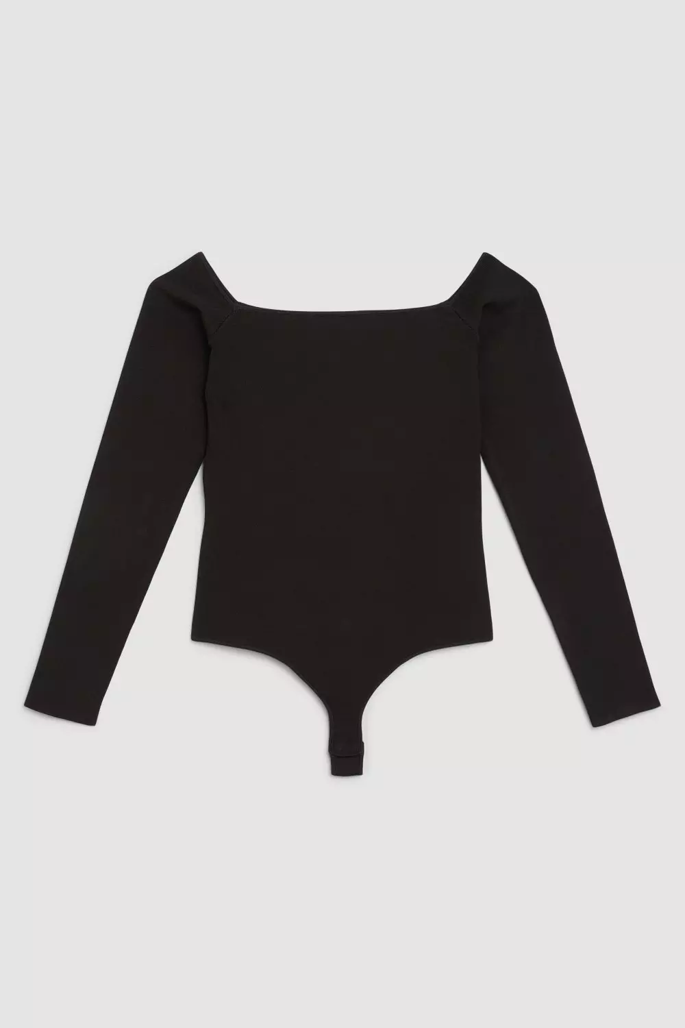 BARDOT Como Jersey Thong Bodysuit Black L