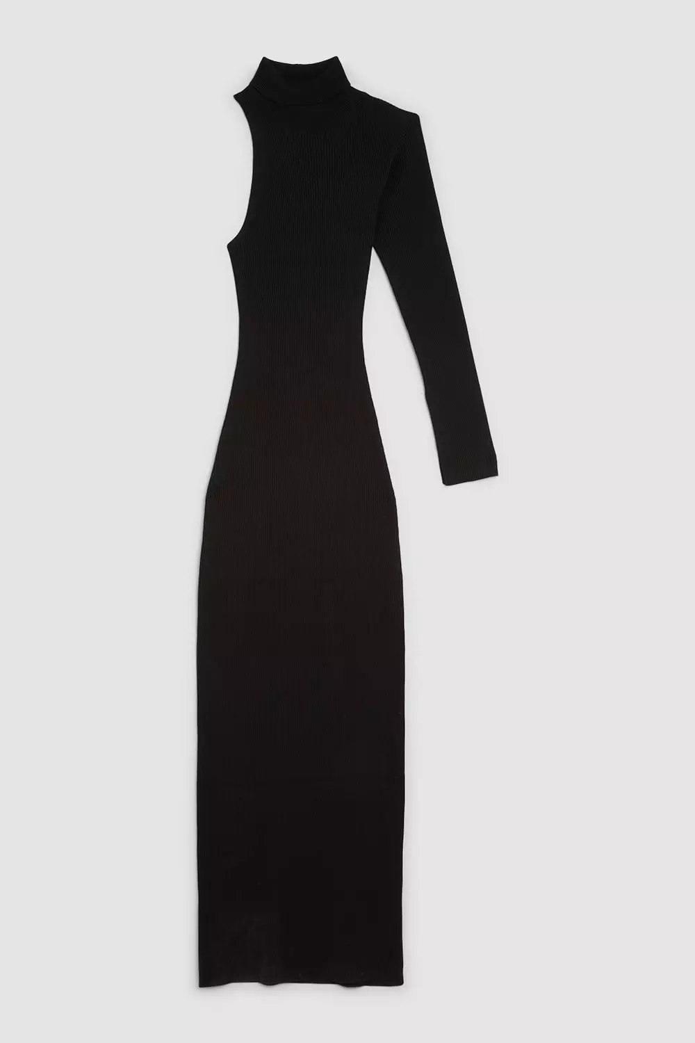 A.W.A.K.E. MODE Cream And Black Bra Print Knitted Dress - Women's -  Viscose/polyester