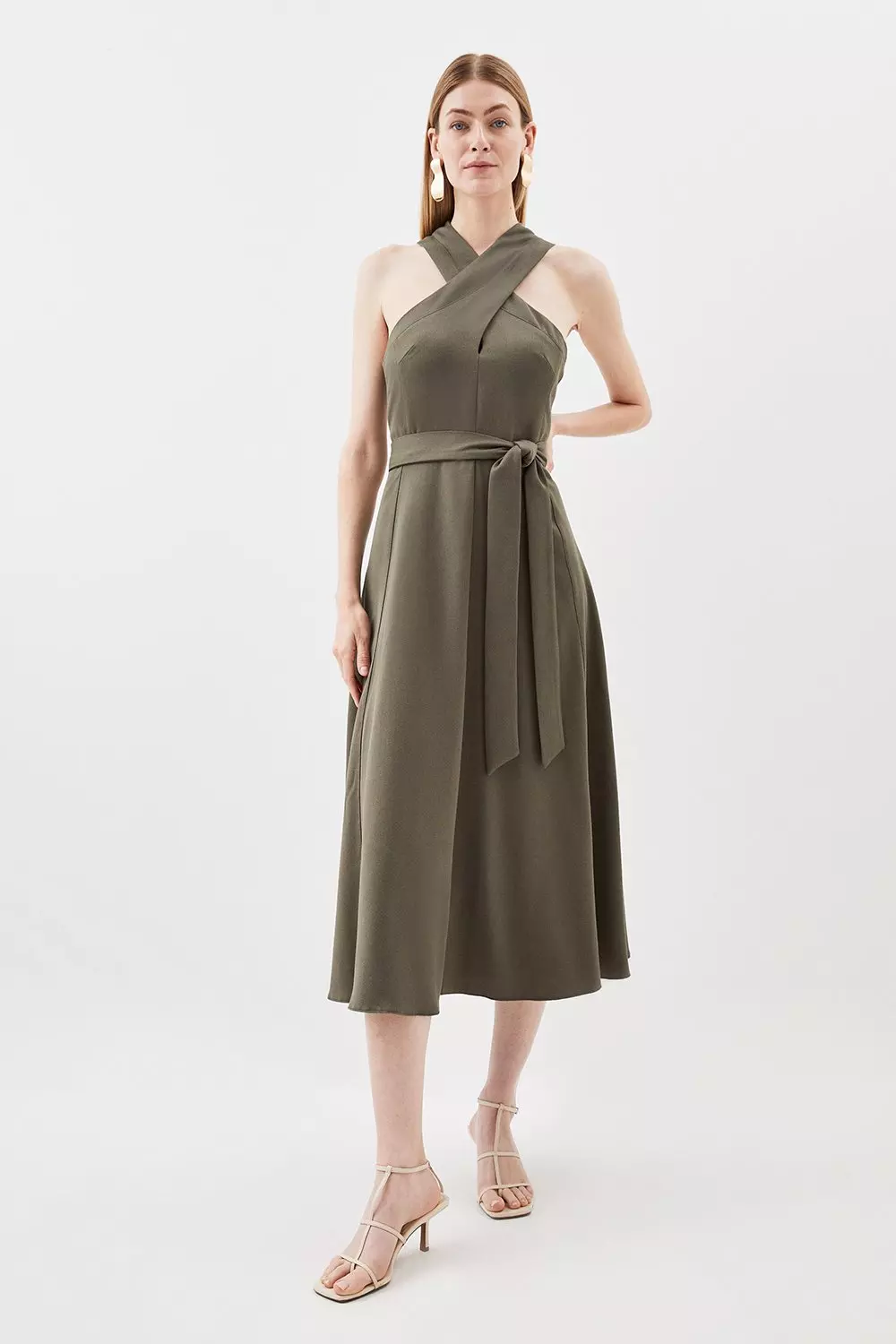 Karen millen shop halter dress