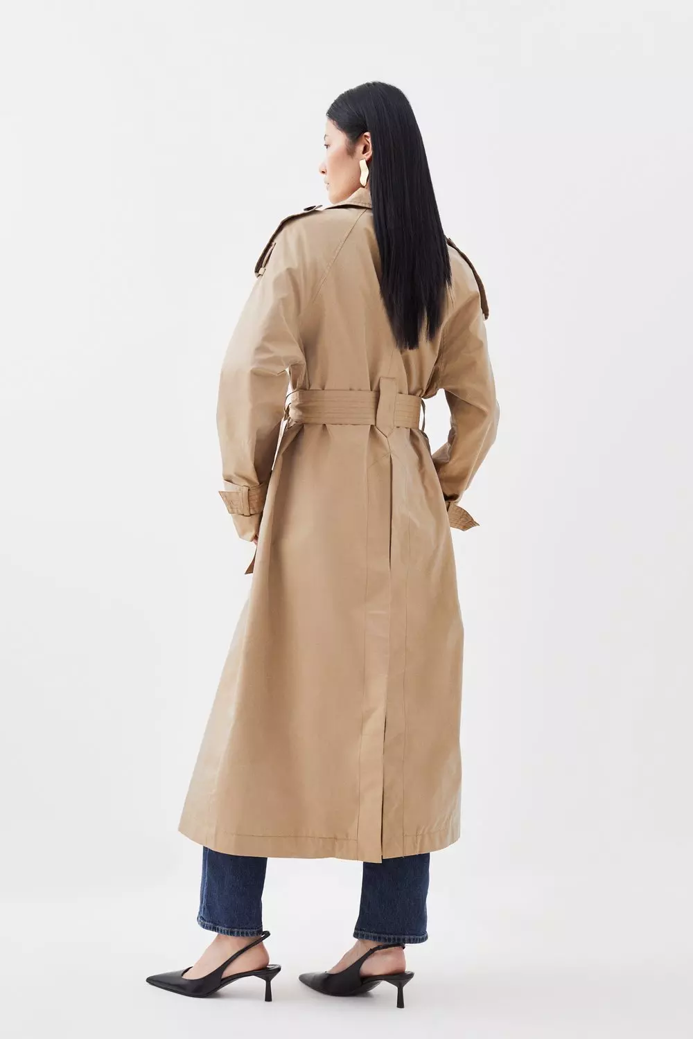 Ladies hotsell longline coat