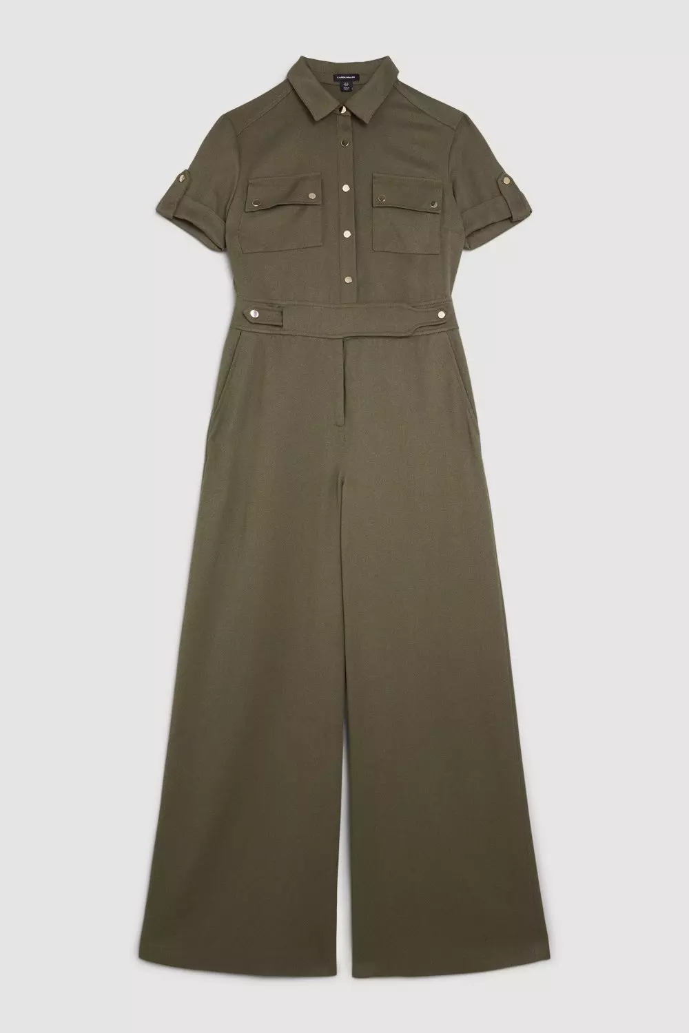 Utility Pocket Culotte Jumpsuit