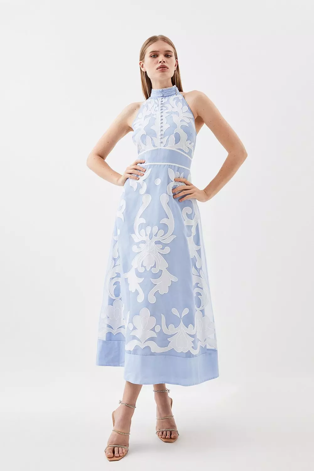 Zimmermann corsage applique outlet dress