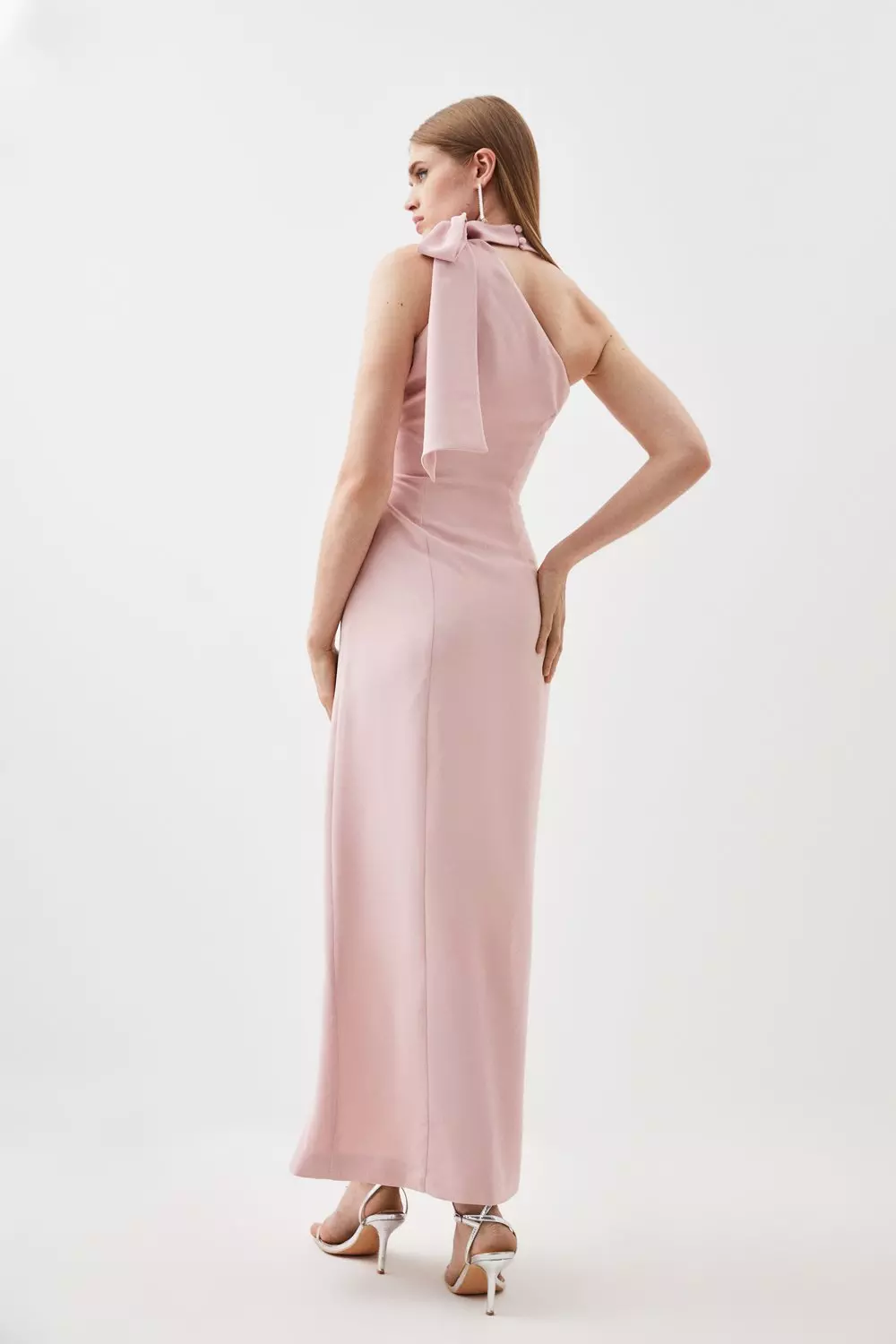 Karen millen shop blush dress