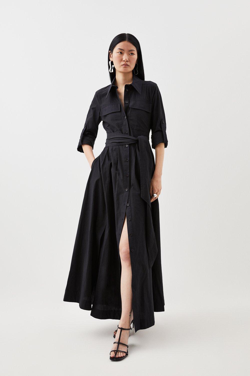 Karen millen sale tailored belted dress