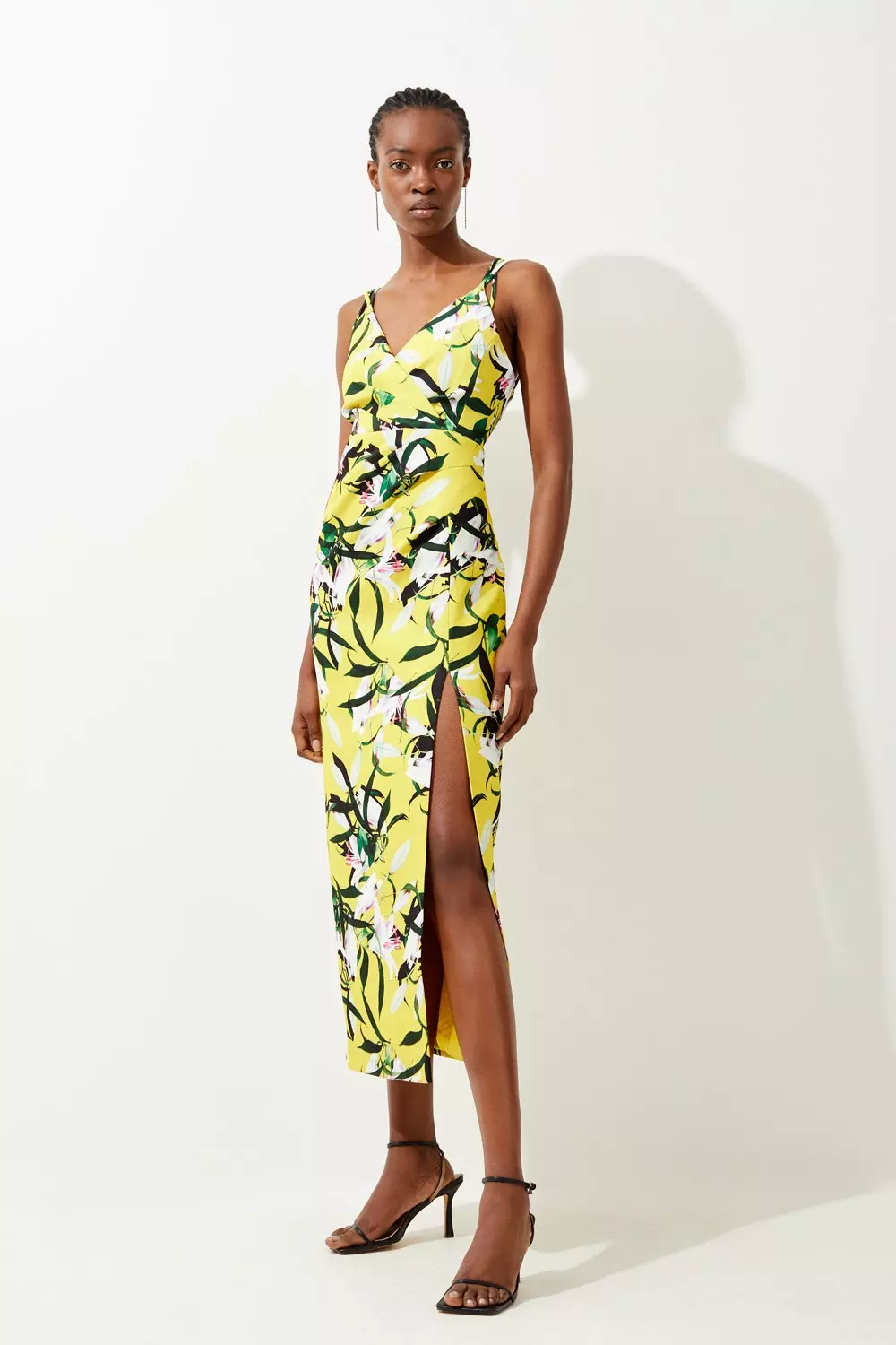 Strappy neon outlet dress