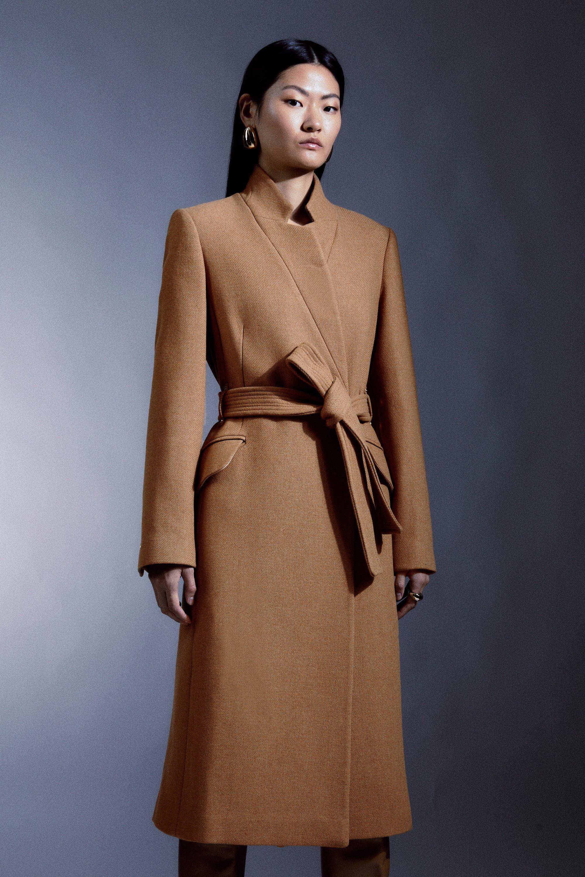 Mac Wool Cashmere Coat in Camel