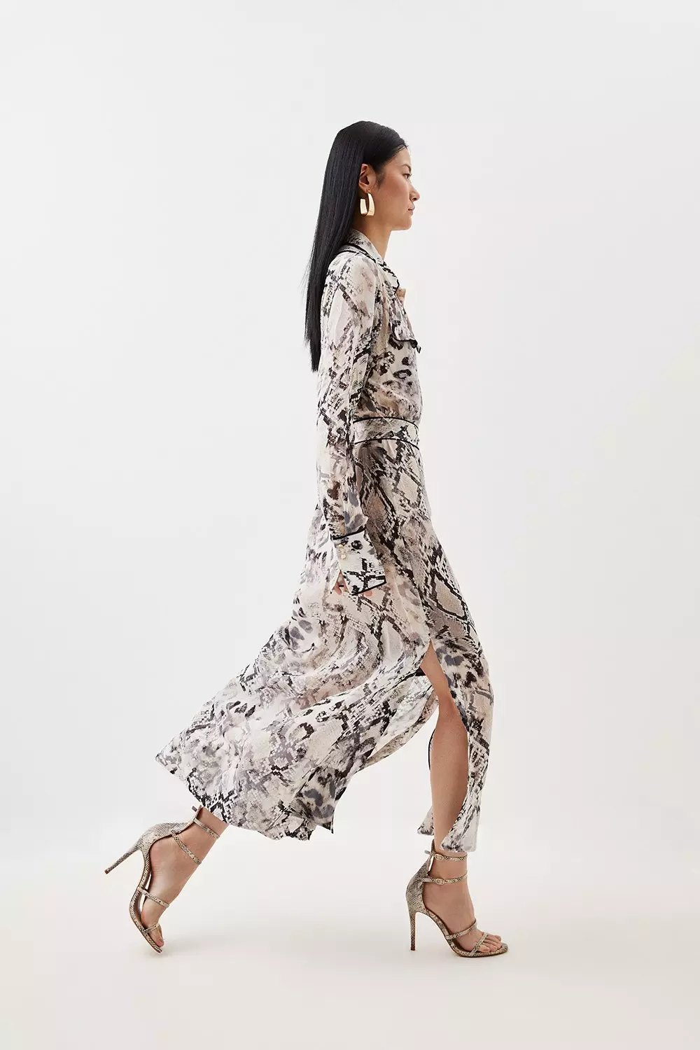 Karen millen outlet snakeskin dress