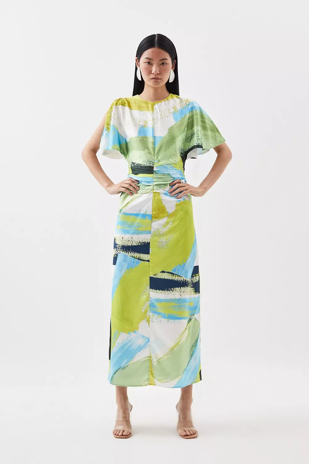 Karen millen hotsell abstract print dress