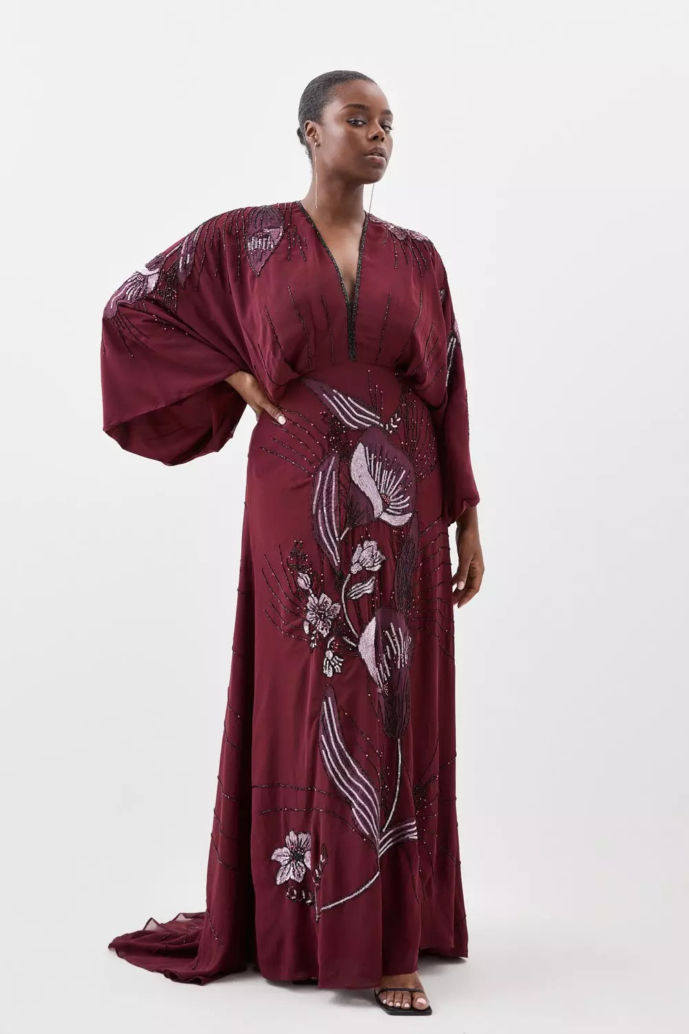 Plus size flowing maxi dress sale