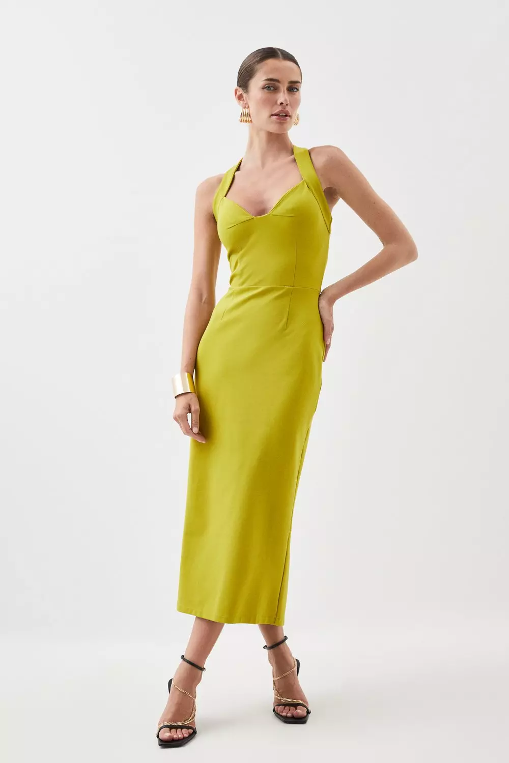 Crossover neckline clearance dress karen millen