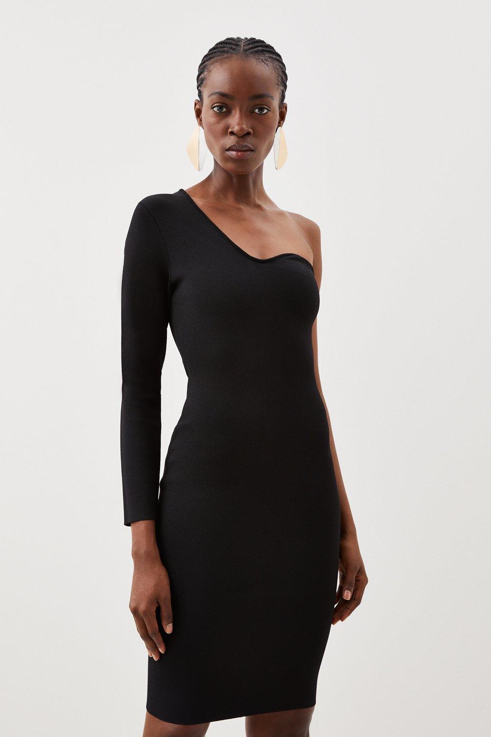 Karen millen black clearance dress