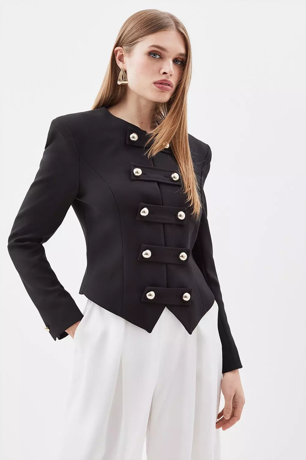 Karen millen hot sale black blazer