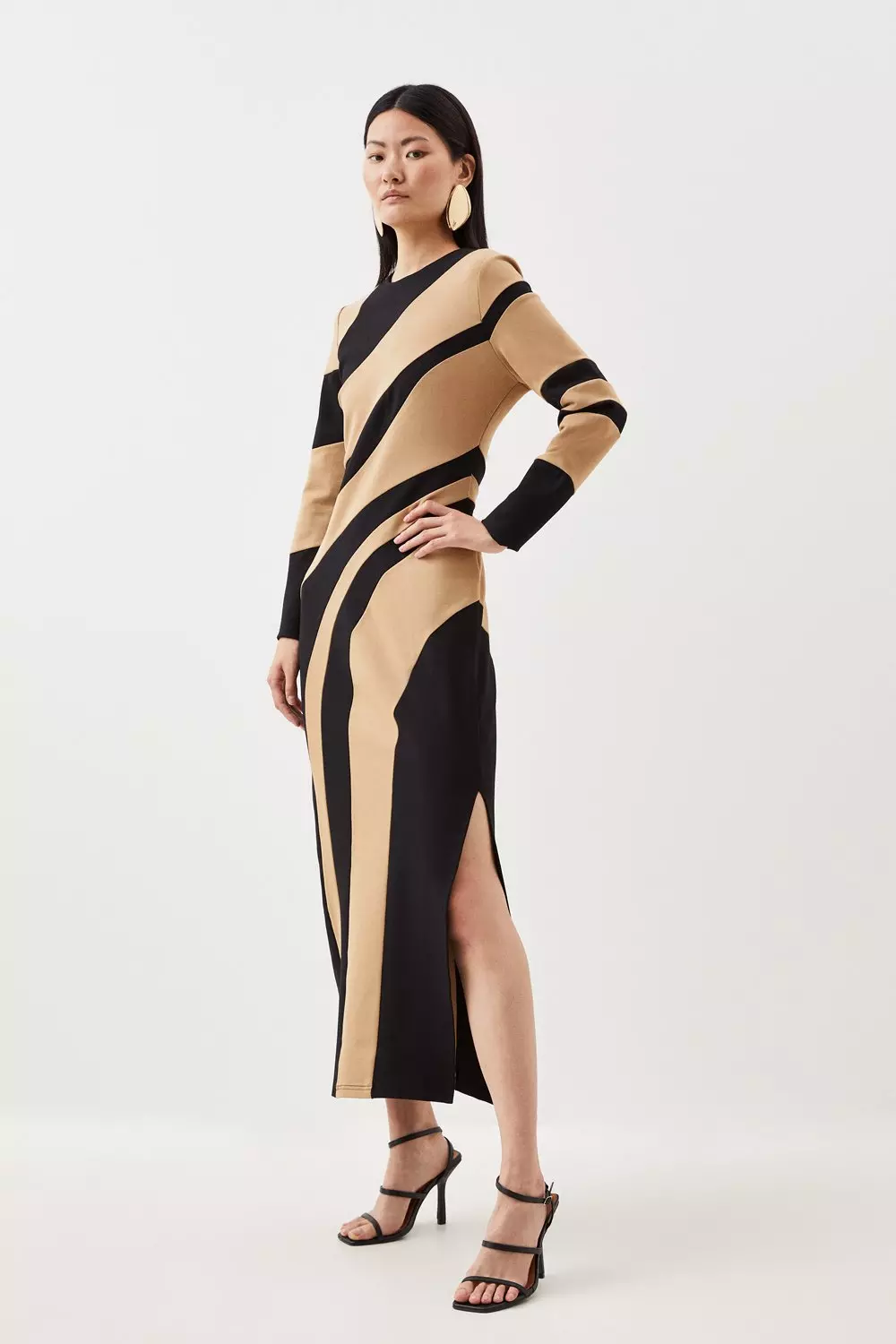 Long sleeve hotsell midi day dress