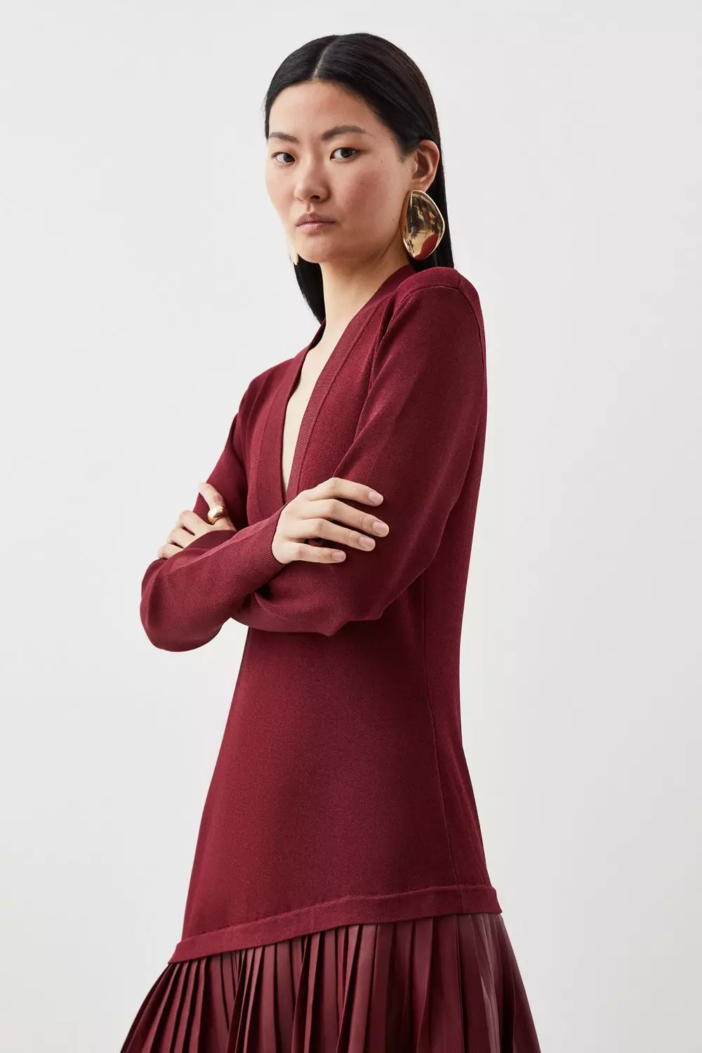 Karen millen clearance belted midi dress