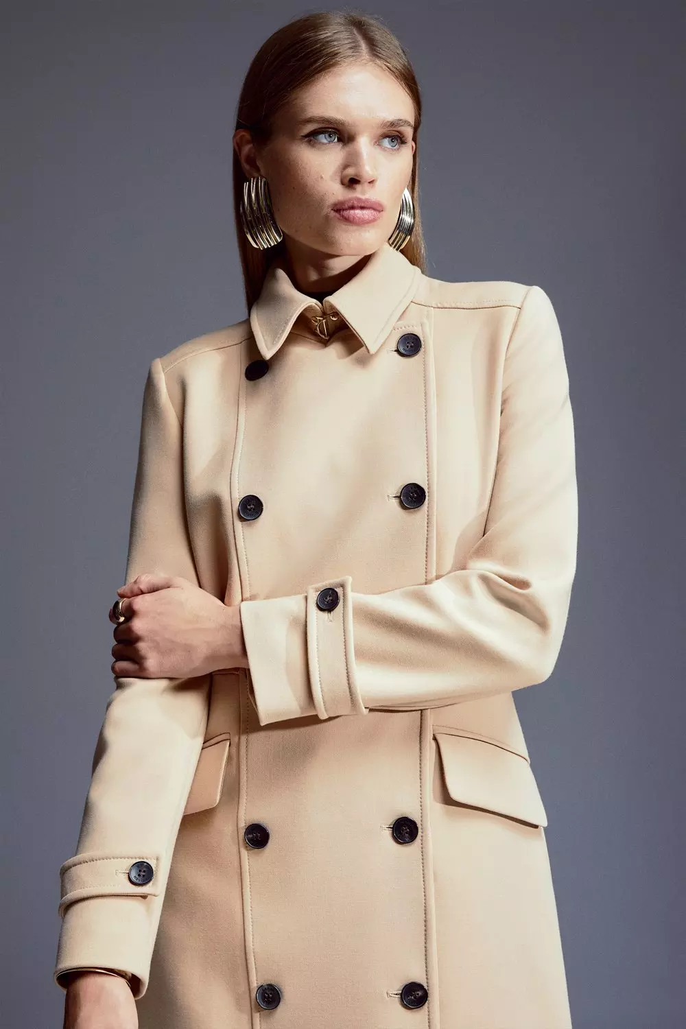 Maxi hotsell coat beige