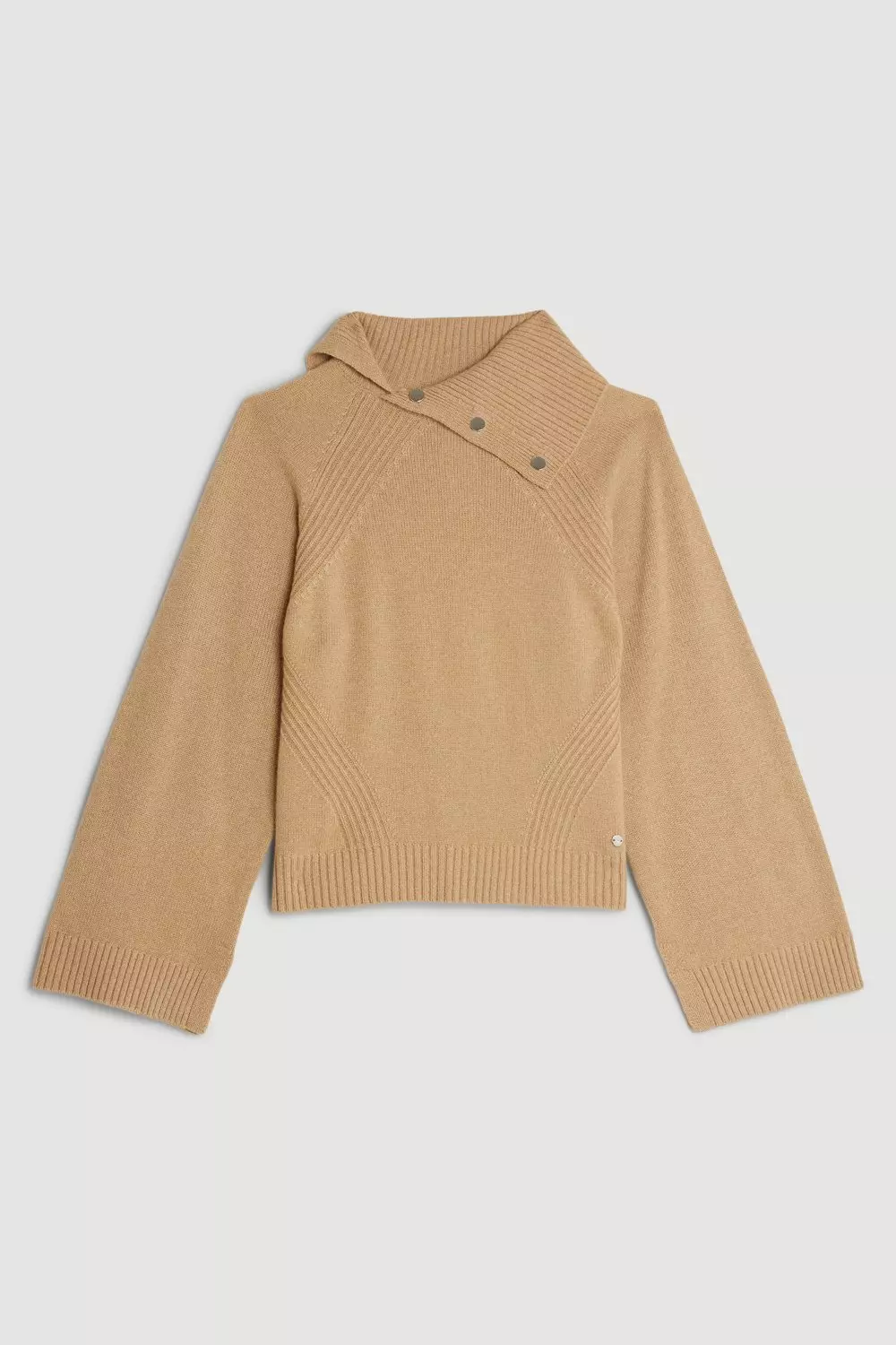 Envelope neck outlet sweater