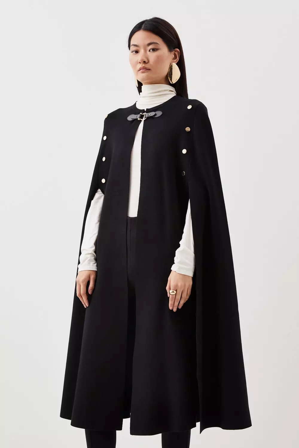 Longline cape coat sale