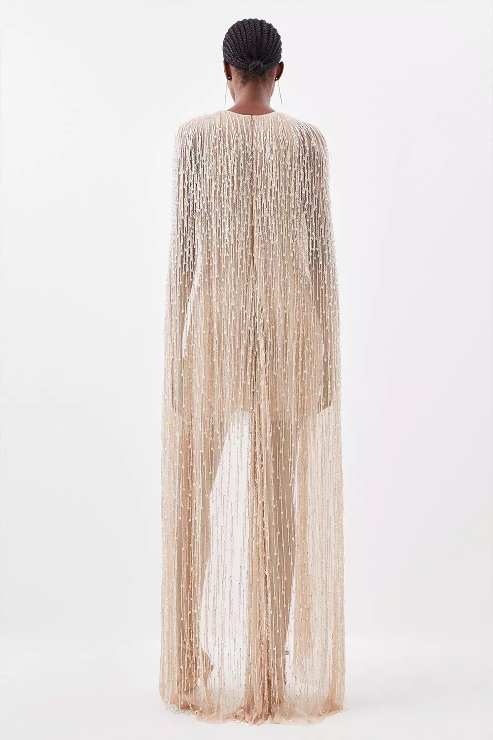 Karen millen dip dye fringe outlet dress