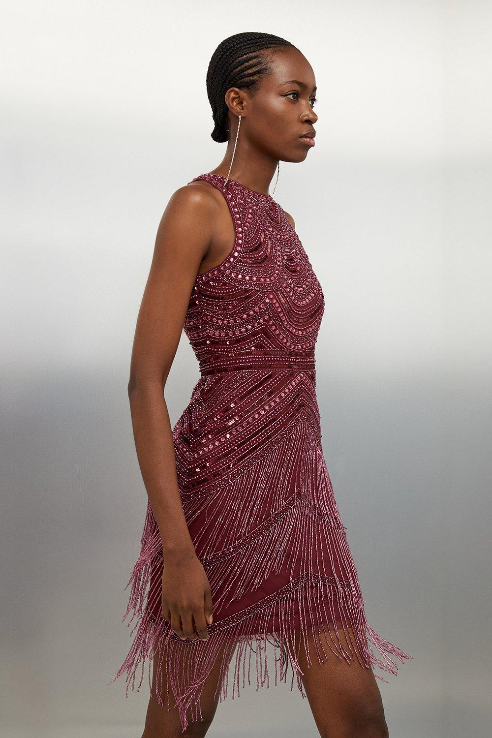 Long hotsell fringe dress