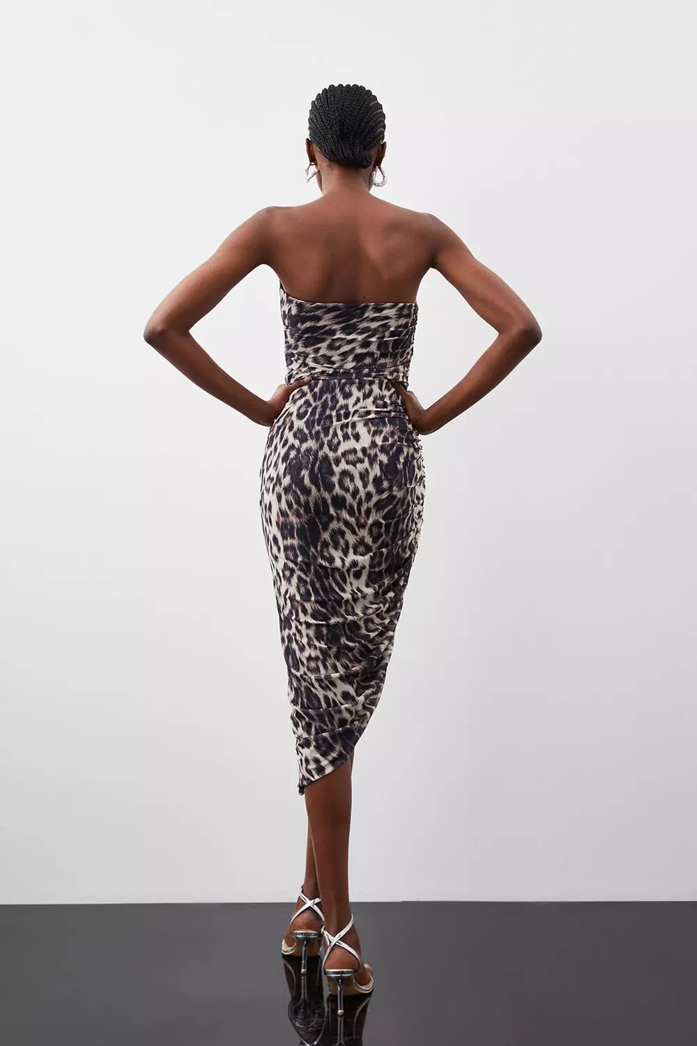 Animal print dress xl store