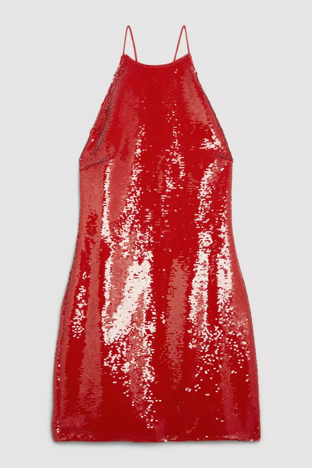 Karen millen on sale red sequin dress