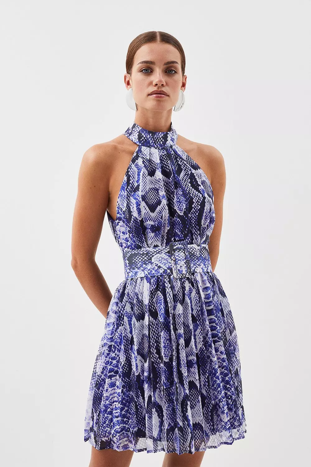 Karen millen hotsell snake print dress