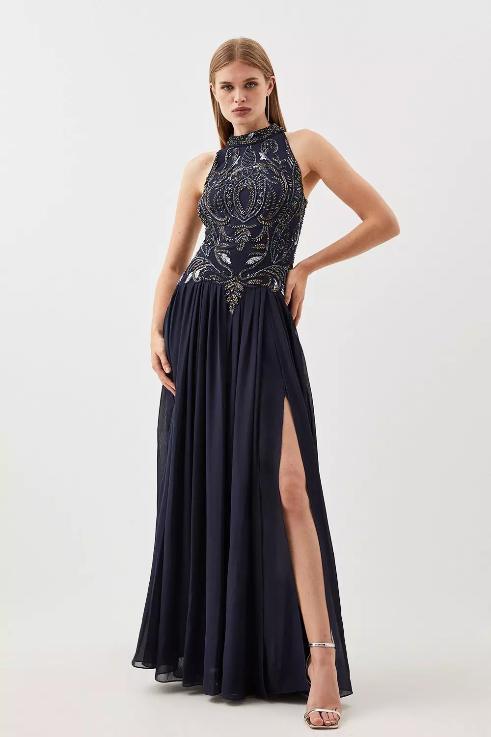 Tall navy outlet bridesmaid dresses