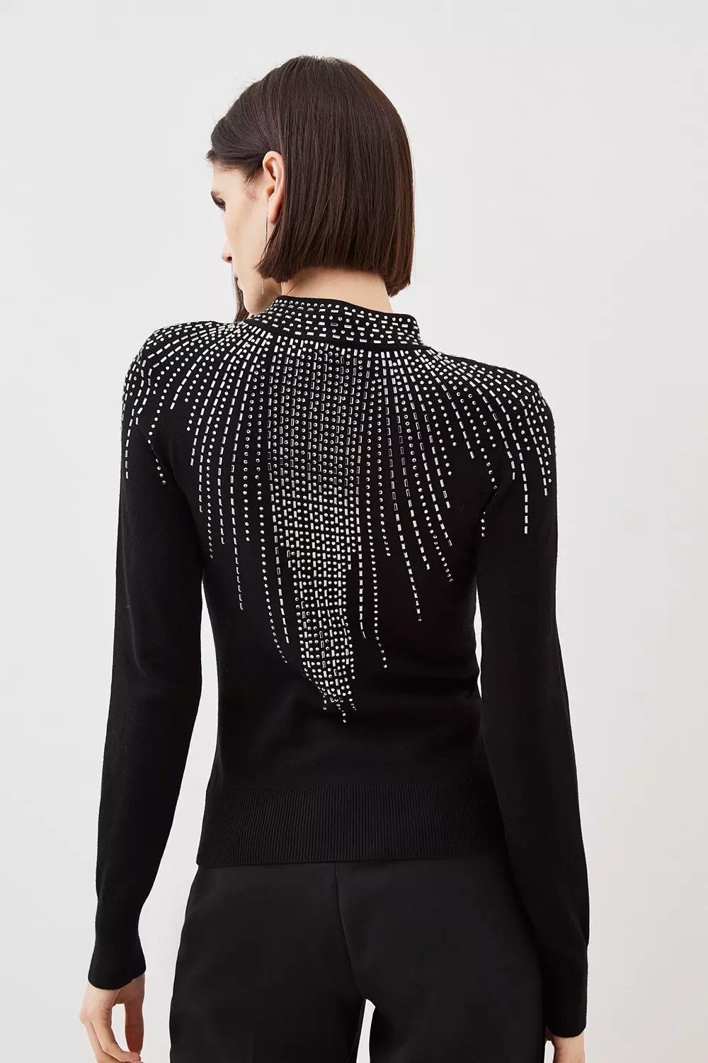 Karen millen 2025 studded sweater