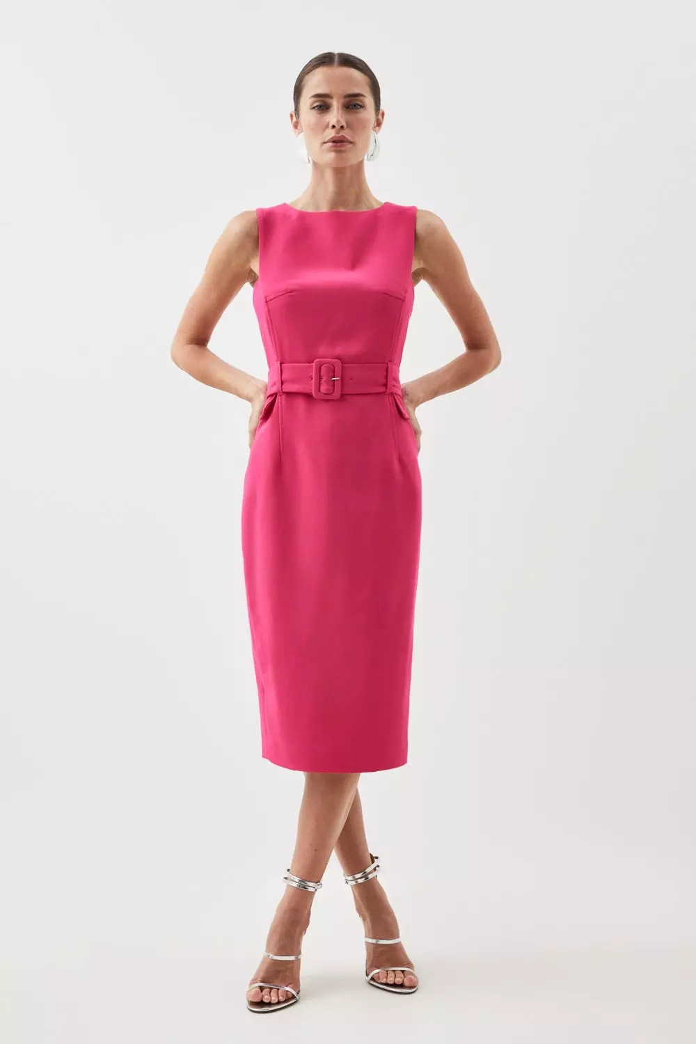 Karen millen pink sales dress