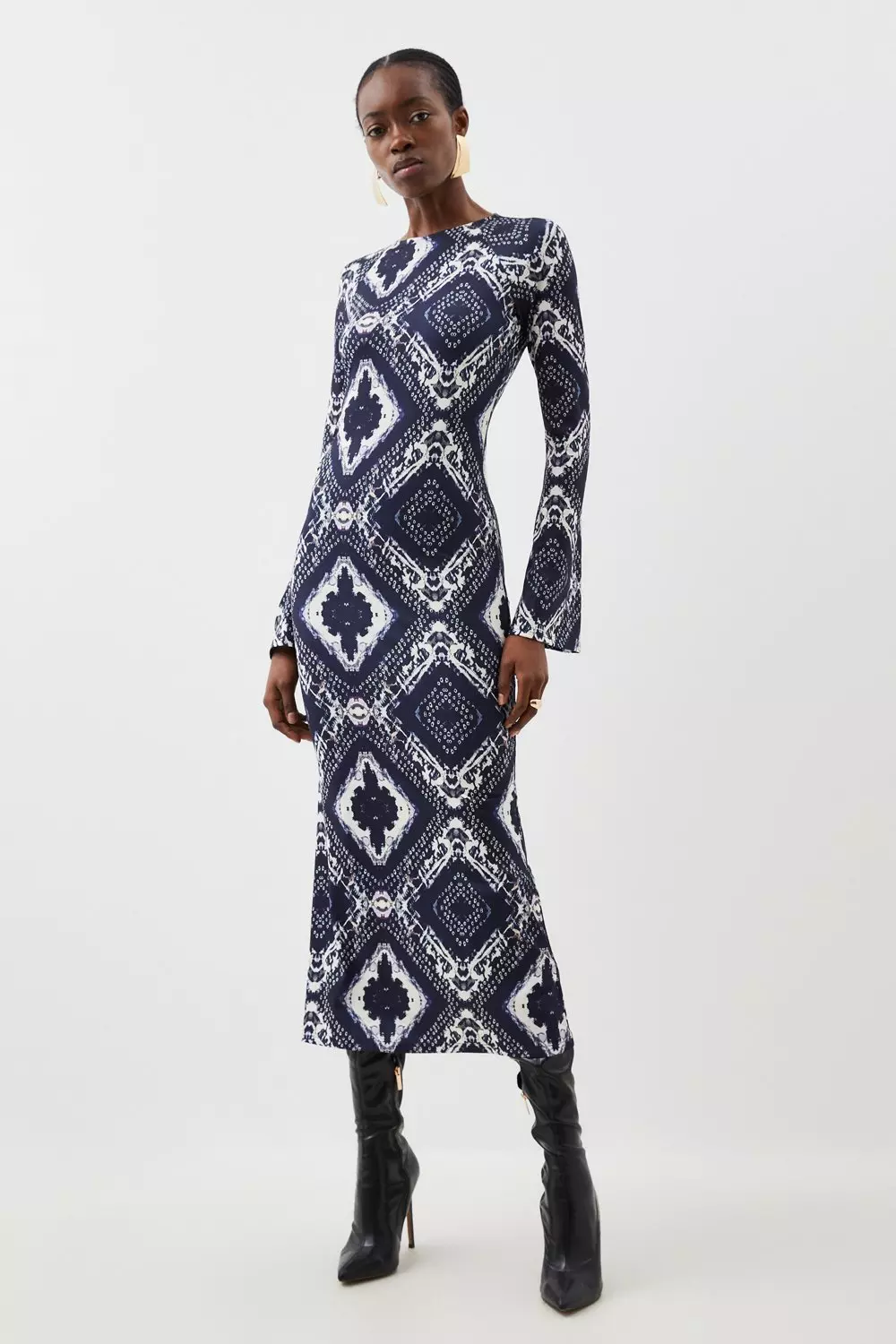 Karen millen hotsell long sleeve dress