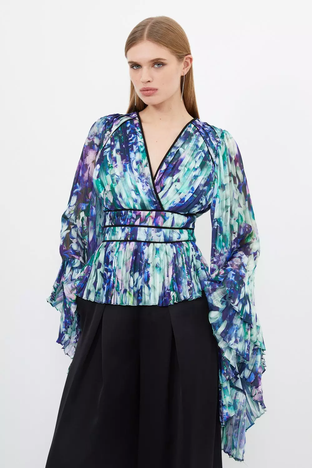 Silk on sale kimono blouse