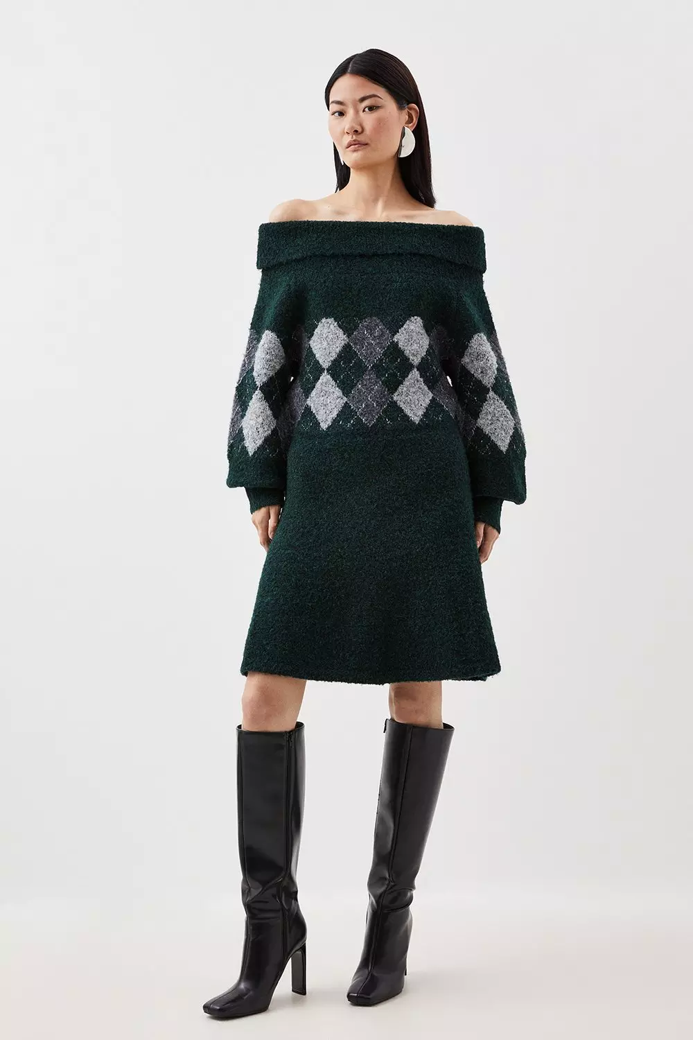 Karen millen sweater sales dress