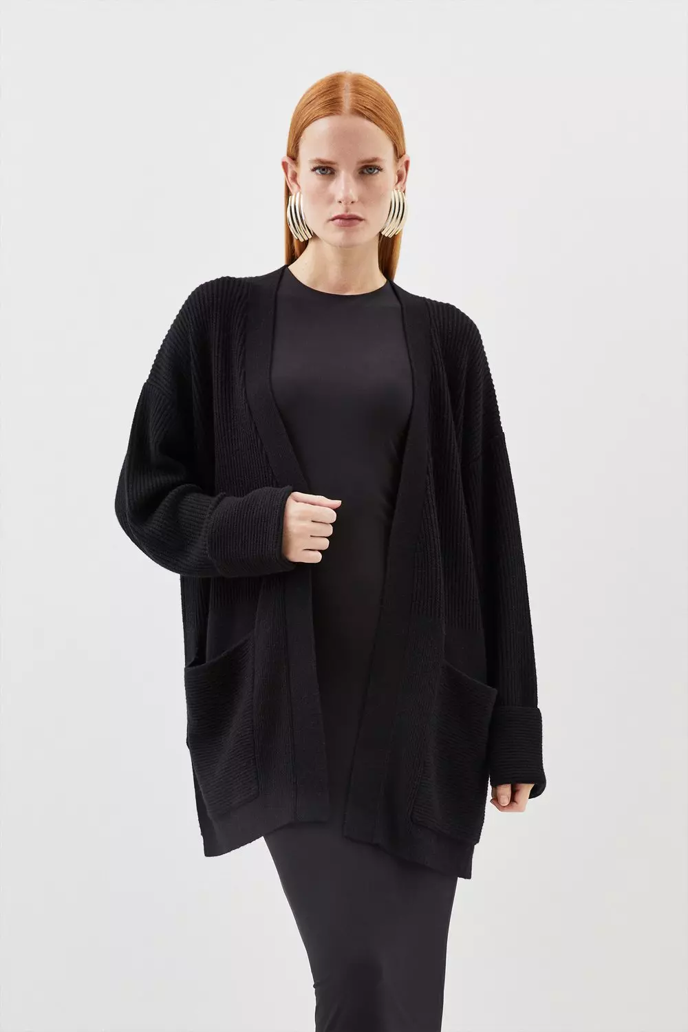 Karen millen black clearance cardigan