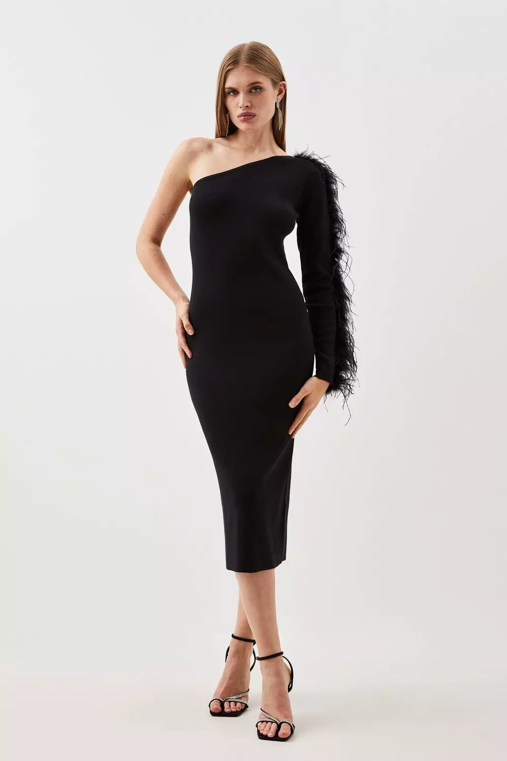 Karen millen store one shoulder dress