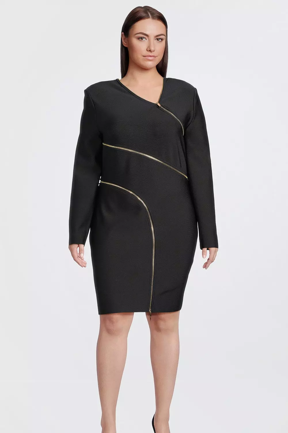 Karen millen hot sale zip dress