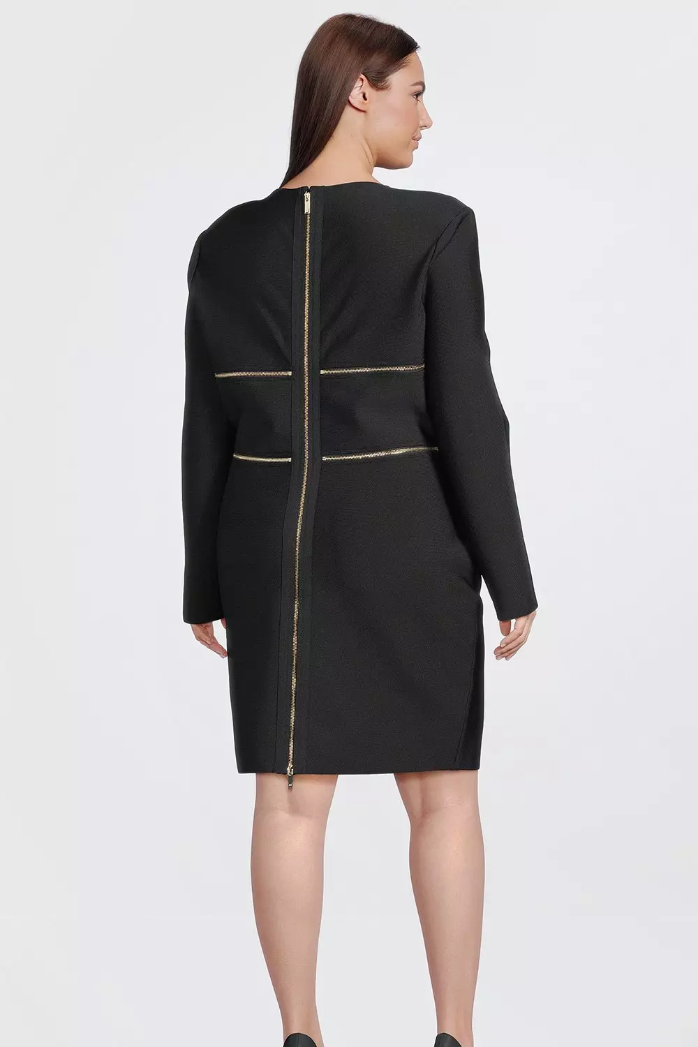 Karen millen shop black zip dress