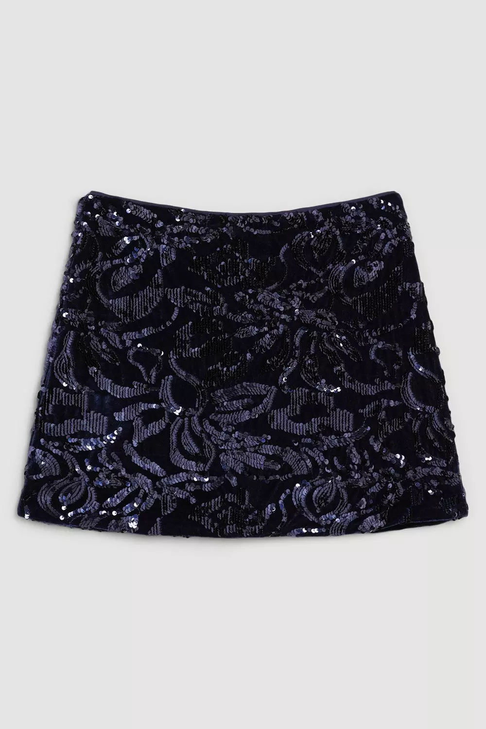 Velvet sequin outlet mini skirt